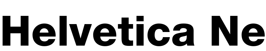 Helvetica Neue LT Std 85 Heavy Font Download Free